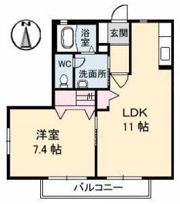 メゾン・アンジュ A棟の間取り画像