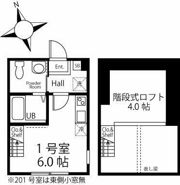 ハーミットクラブハウス能見台の間取り画像