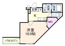 コウジィコート野崎の間取り画像