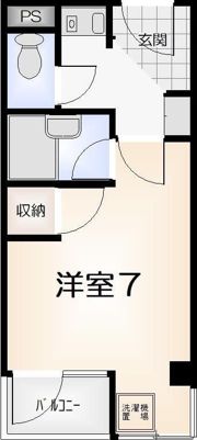 ピアネージュ徳島の間取り画像