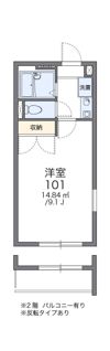 レオパレスGRAND CHARIOTの間取り画像