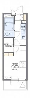 レオパレスナチュールの間取り画像