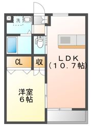 サンハイツ岡崎Lの間取り画像
