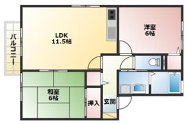 ポートナガノの間取り画像