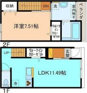 シェ・ヌゥ B棟の間取り画像