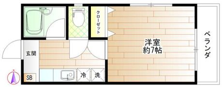 メゾンアンフィニの間取り画像