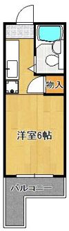 春とひだまりのアメリアの間取り画像