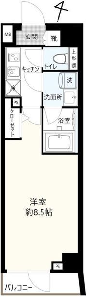 メインステージ板橋志村Ⅱの間取り画像