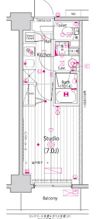 ガーラ・プライム横濱関内の間取り画像