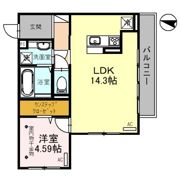 D-ROOM和田町の間取り画像