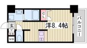 プレサンス三宮東アルバーナの間取り画像