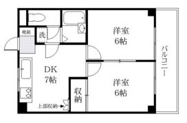 岩瀬マンションの間取り画像