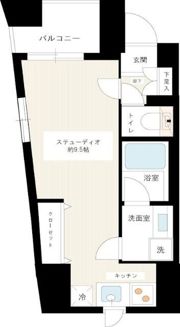 カスタリア新宿御苑の間取り画像