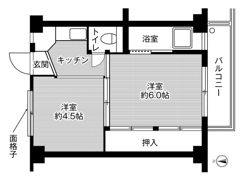 ビレッジハウス妹尾 2号棟の間取り画像