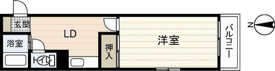 クレインリバーサイドの間取り画像