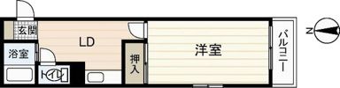 クレインリバーサイドの間取り画像