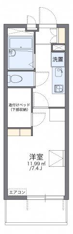 レオパレス東本町の間取り画像