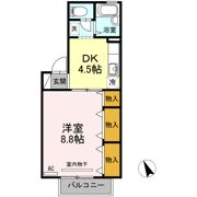 フロラシオン川内 Ⅲ棟の間取り画像