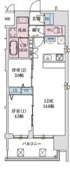 スプランディッド本町グランの間取り画像
