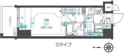 フェニックス永福町弐番館の間取り画像