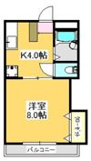 クレイドル木太Ⅱの間取り画像