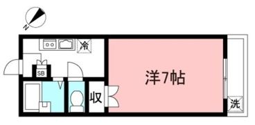 コーポ長谷川 103号室の間取り画像