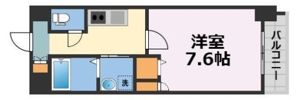 エスリード難波WESTの間取り画像