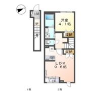アジュール東福原の間取り画像