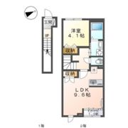 アジュール東福原の間取り画像