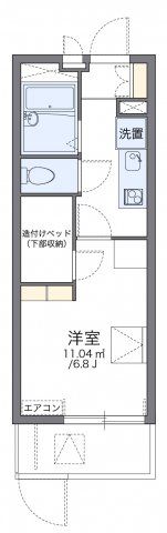 レオパレスオリーブの間取り画像
