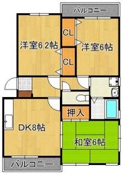 プレステージ芦屋の間取り画像