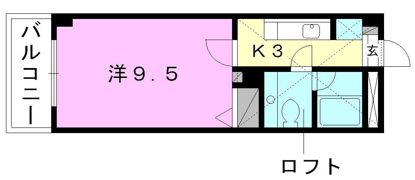 ウィステリア道後の間取り画像