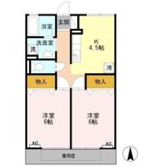竹富ハイツの間取り画像