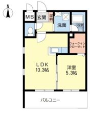 ファルフォーレ東大利の間取り画像