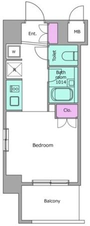 レジディア川崎の間取り画像