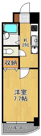 ボヌール小倉の間取り画像