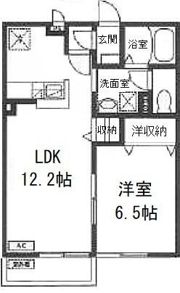 コンフォート並木西の間取り画像