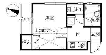 パレス藤堂の間取り画像