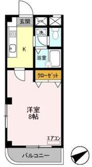 メゾンフローラ市川の間取り画像