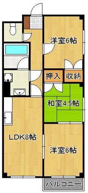 ヴェルクレイン壱番館の間取り画像