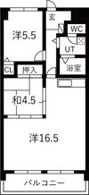グランドールYKの間取り画像