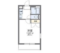 レオパレスフォレスト中井の間取り画像