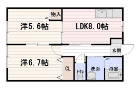フォレストステージBの間取り画像