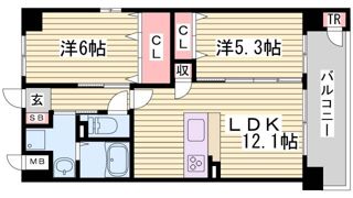 ナタリー神戸の間取り画像