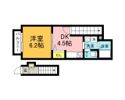 ハイツ雅の間取り画像