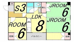 リバーフロントニシヒロの間取り画像