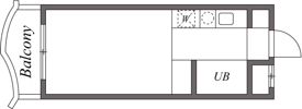 ユーコート代田橋の間取り画像