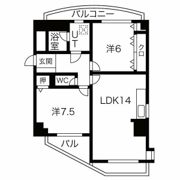 NYレジデンスいりなかの間取り画像