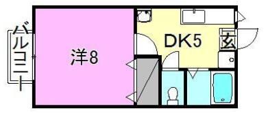 コンフォート久万1の間取り画像