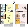 レストヴィラージュ A棟の間取り画像